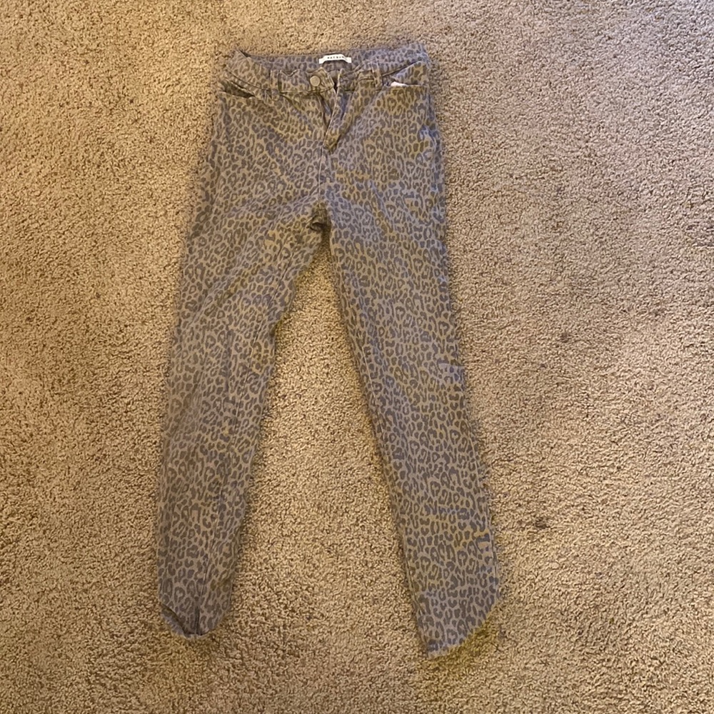 Cheetah Print Jeans